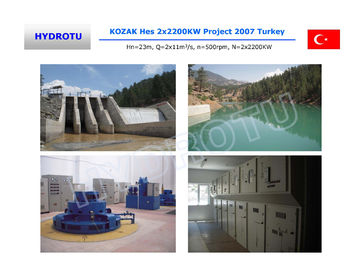 Verticale Kaplan-Waterturbine/de Hydroturbine van Kaplan met Generator en Snelheidsgouverneur