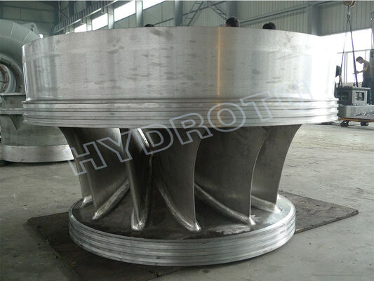 Precisie Francis Turbine Runner 0Cr13Ni4Mo roestvrij staal fabricageproces waterkrachtapparatuur