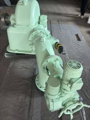 Turgo Hydroturbine met een nominaal vermogen van 100 kW-2000 kW, roestvrijstalen runner en 88% efficiëntie voor waterkrachtcentrales