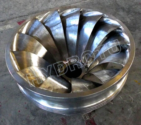 Modulaire Francis Turbine Runner roestvrij staal 0Cr13Ni4Mo 100KW-20MW waterkrachtassemblage