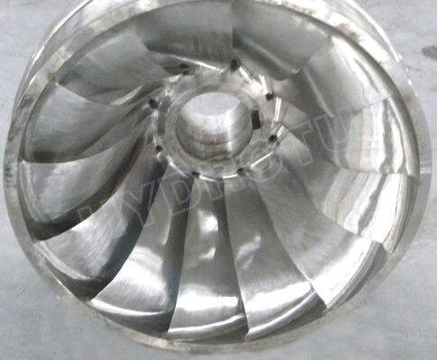 Francis Turbine Runner Verticale Horizontale Asconfiguratie Waterkrachtapparatuur 0Cr13Ni4Mo Staal