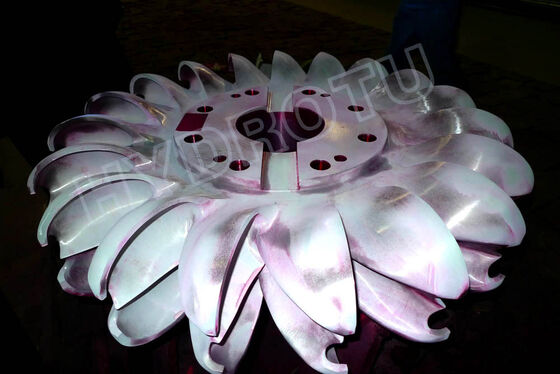 Roestvrijstalen Pelton Turbine Waaier voor 80m-1000m Waterdruk met 0.5MW-20MW Capaciteit