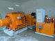 AC het synchrone systeem in drie stadia van de generatoropwinding met de Hydroturbine van Turgo/waterturbine