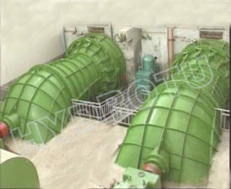Laagwaterhoofd horizontale Kaplan Hydroturbine 0,1 MW - 5 MW