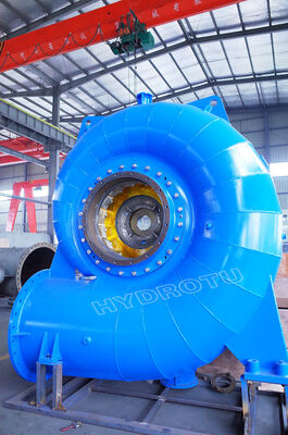 Schacht Francis Turbine Runner Waterkrachtcentrale Wateropvoerhoogte 30m-300m Generatiecomponent