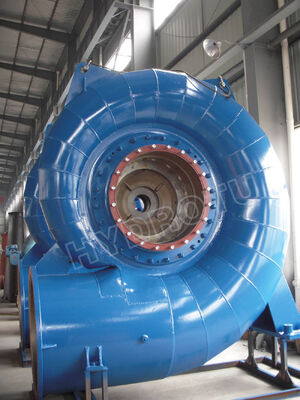 Van staal vervaardigde Francis Turbine Runner elektrisch vermogen 0,1 MW-200 MW waterkrachtcomponent
