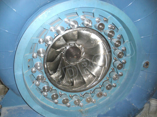 Roestvrij staal Francis Turbine Runner voor 10-300 meter waterhoofd met 0,1 MW-20 MW capaciteit