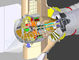 De lage Hydroturbine van de Water Hoofdbol/Tubulaire turbine met Vaste Bladen/Beweegbare Bladen