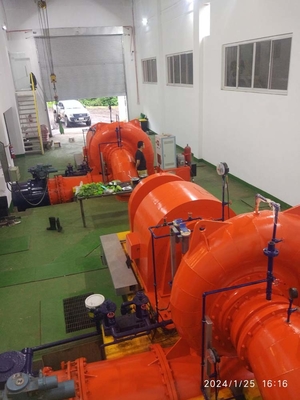 Roestvrij staal gids Vane Francis Hydroturbine met en nominale vermogen 100-10000kW