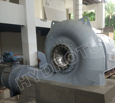 Francis Turbine met synchrone wisselstroomgenerator