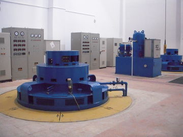Kaplan-hydroturbinegenerator met laag wateroppervlak met roestvrijstalen loopbladen