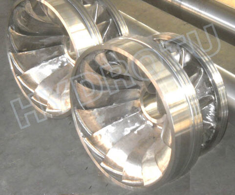 Veelzijdige Francis Turbine Runner 0Cr13Ni4Mo roestvrijstalen kopbereik waterkrachtcomponent
