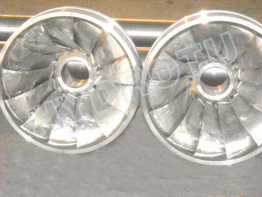 Francis Turbine Runner Water Head 10m300m roestvrij staal 0Cr13Ni4Mo waterkrachtapparatuur